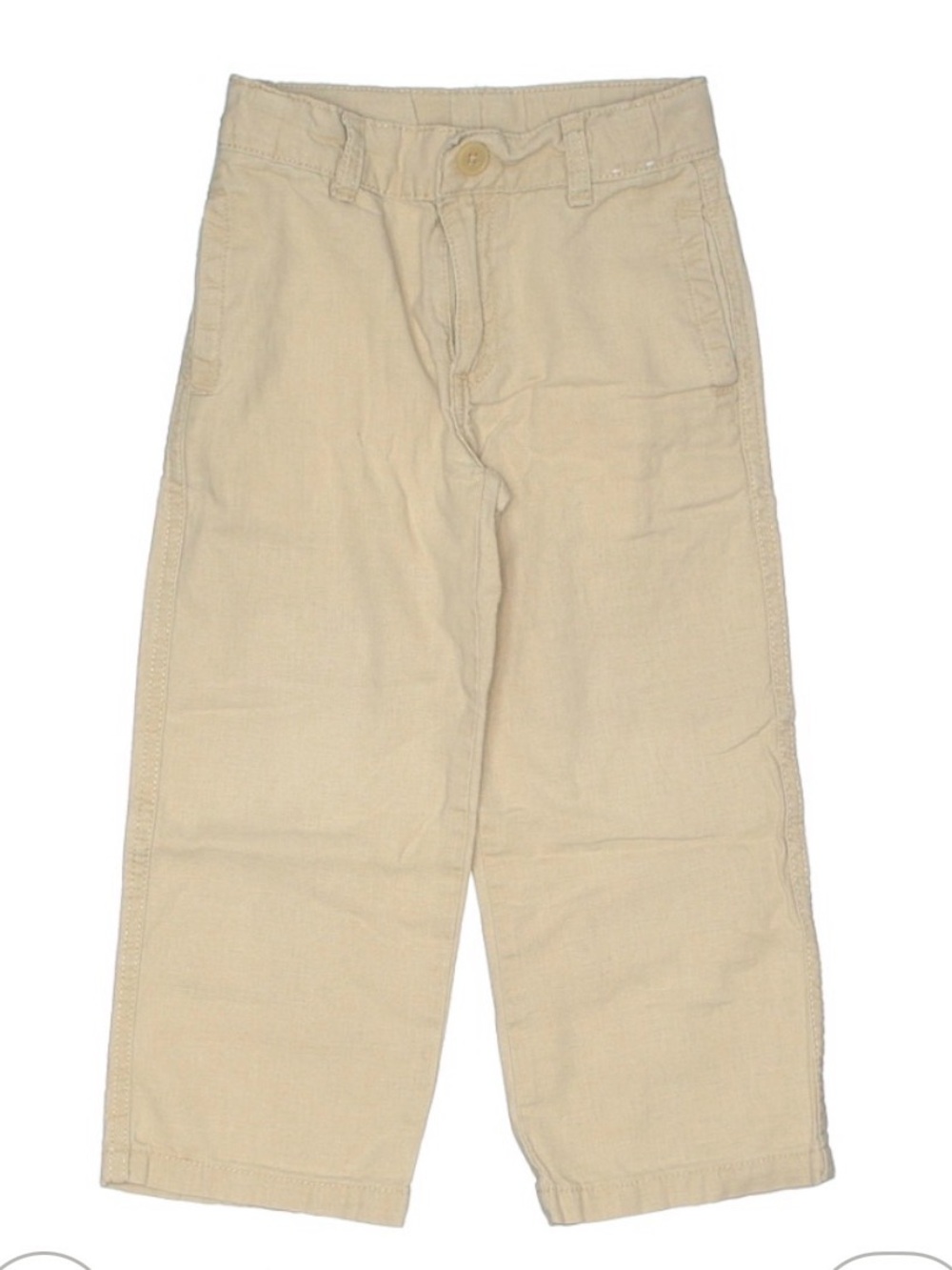 GYMBOREE Boys’ Beige Khaki Chinos Linen & Cotton Fabric